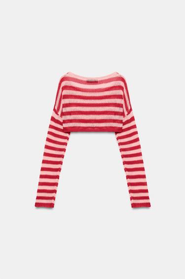 STRIPED CROPPED JUMPER - Stripes by Zara - Image 7