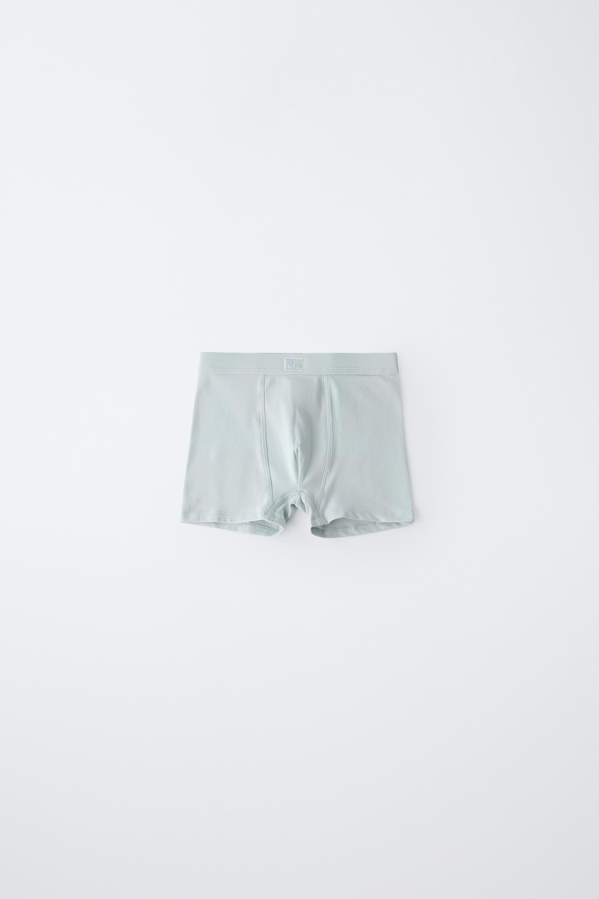 6-14 ANS/ LOT DE CINQ BOXERS ÉTIQUETTE