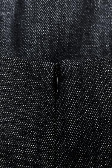 TOP BANDEAU EN DENIM ZW COLLECTION - Bleu de Zara - Image 6