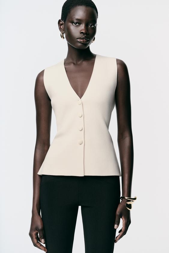 Amazon Chaleco Punto Mujer Verde Chaleco De Punto Mujer Zara Cómo