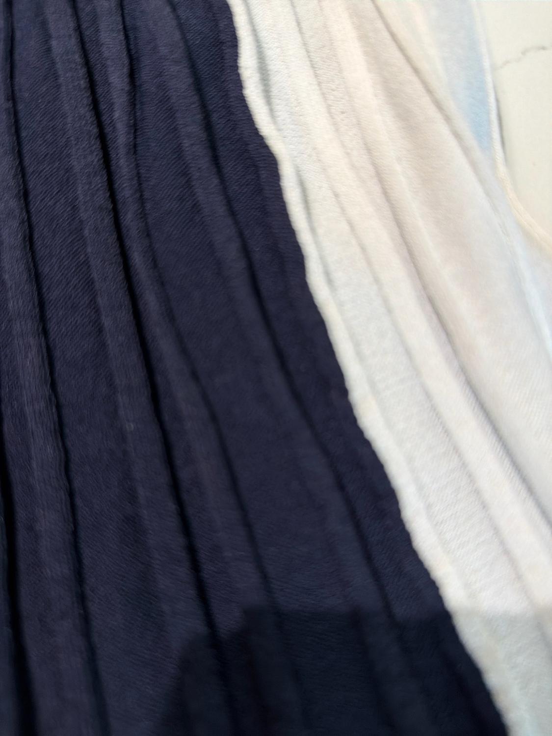 LONG TWO-TONE DRESS - Image 4