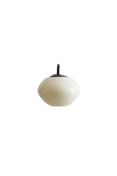 LAMP | CERAMIC METAL WALL LAMP - Ecru by Zara