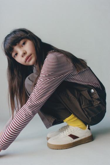 BAREFOOT LEDER-TURNSSCHUH - Weiß von Zara