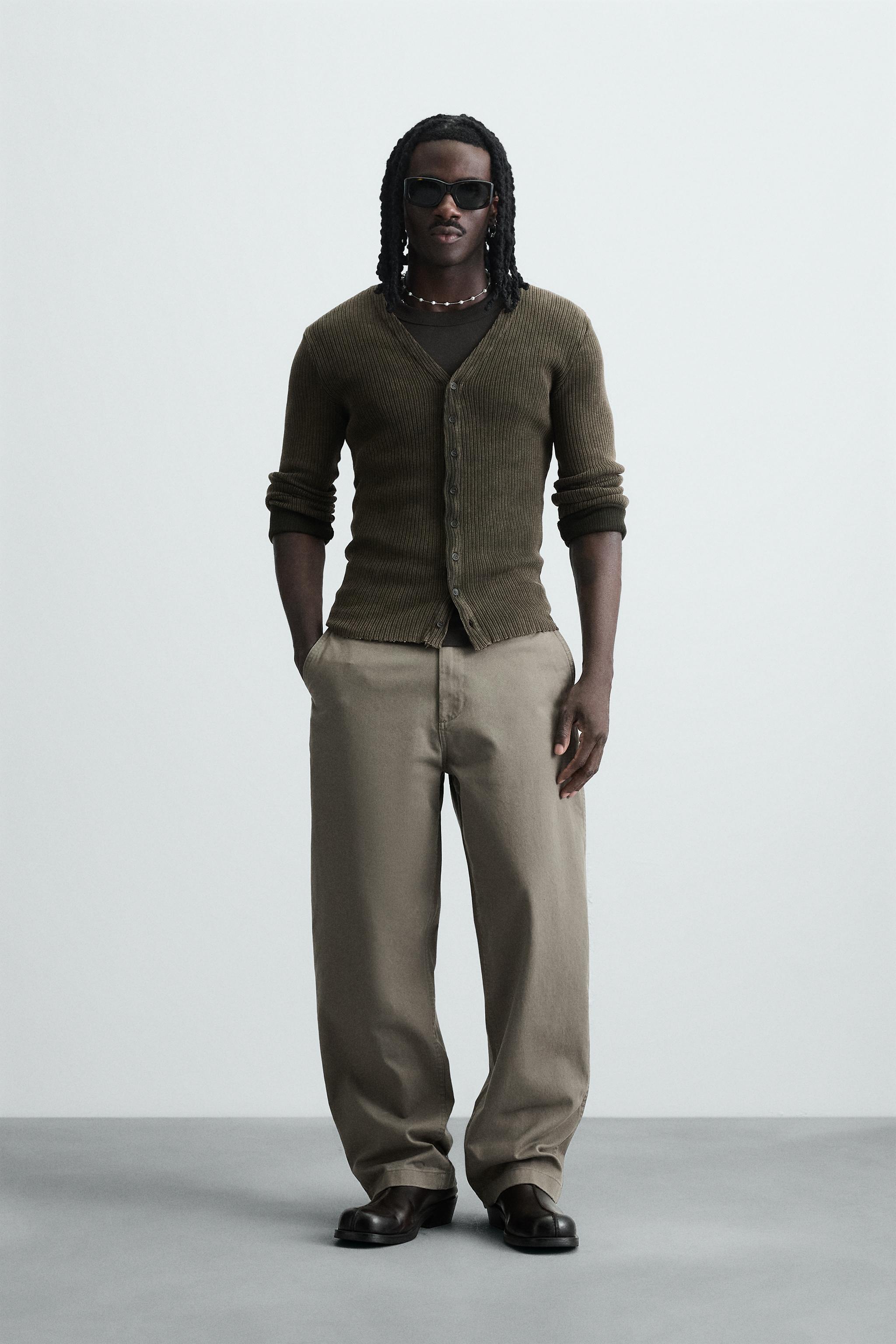 CONFLICT リネンブラウンカーディガン カーディガン(36サイズ ブラウン系): レディース｜メーカーズ