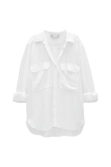 BLOUSE WITH POCKETS
