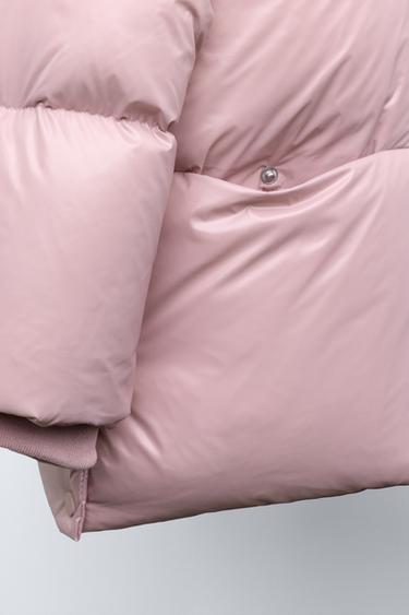 DOUDOUNE EN PLUME ET DUVET DÉPERLANTE - Rose de Zara - Image 5