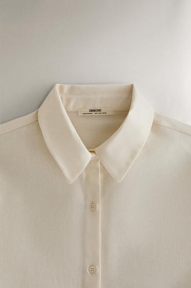 CHEMISE FLANELLE - Écru de Zara - Image 1