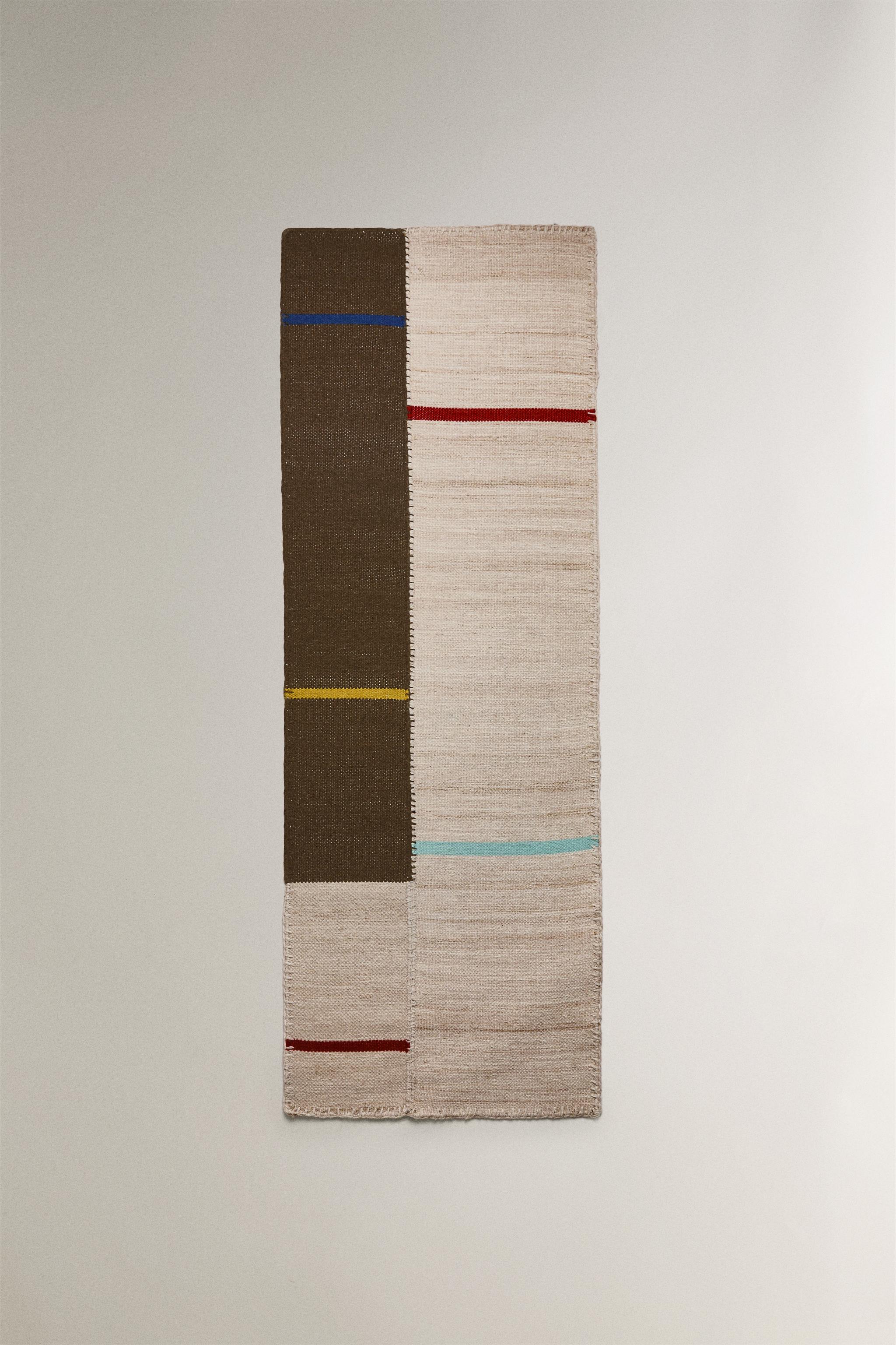 COTTON WOOL STITCHING RUNNER RUG X COLLAGERIE
