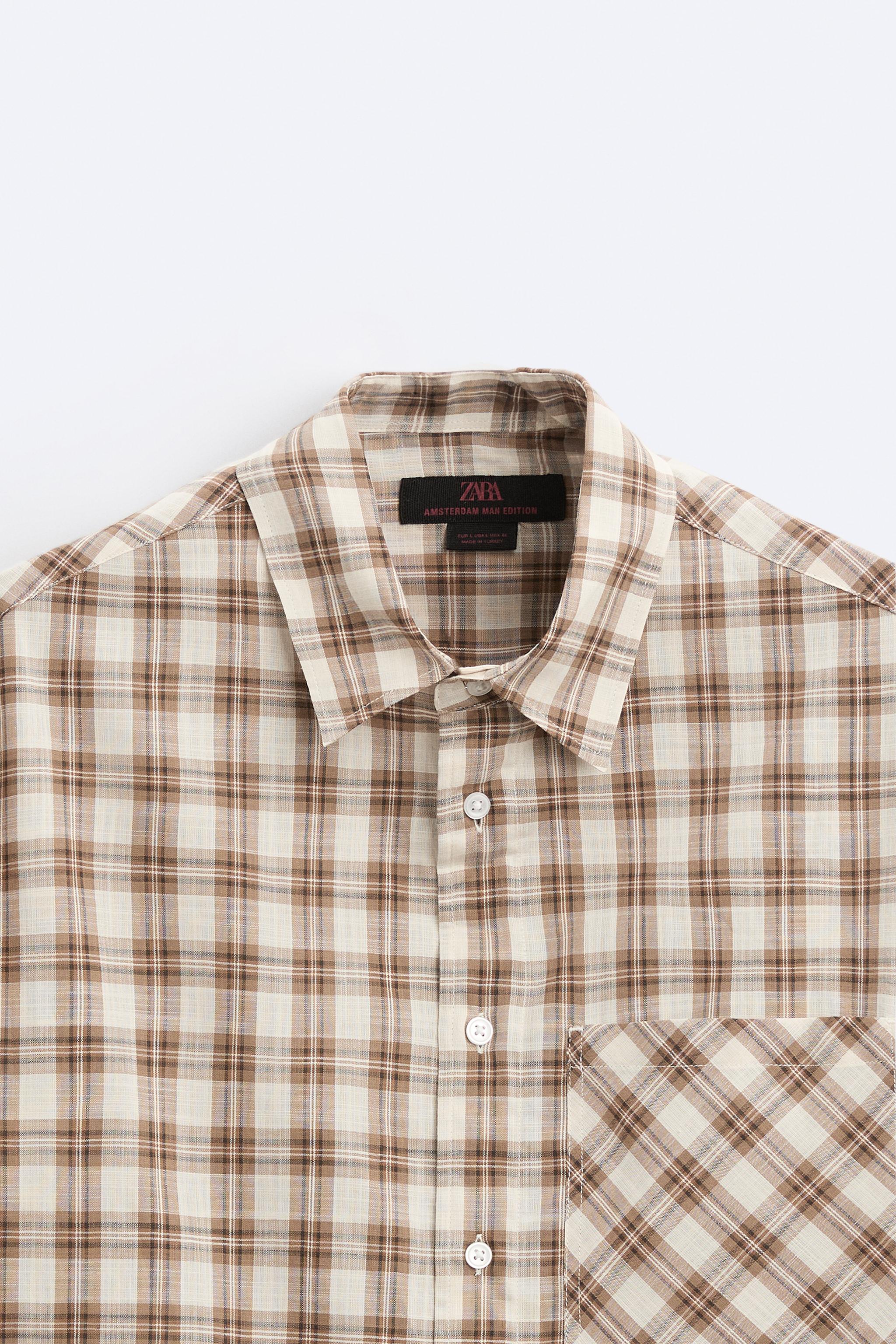 CROPPED CHECK SHIRT