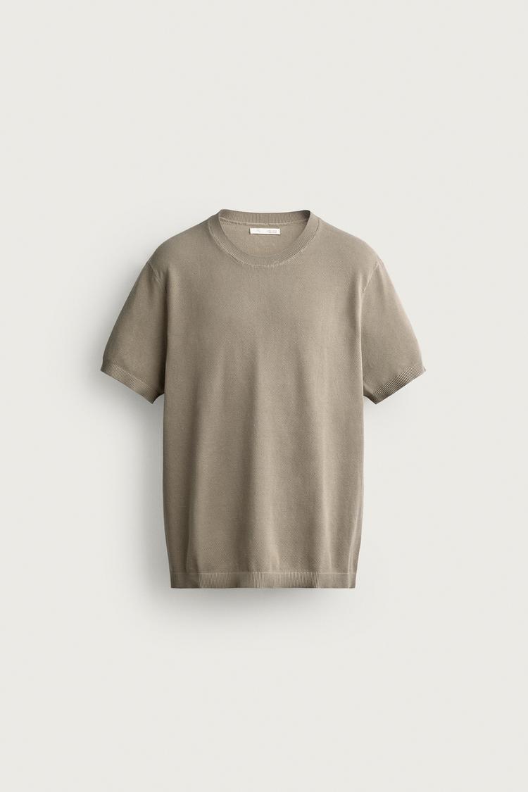 CAMISETA DE PUNTO DE CORTE RELAJADO 7