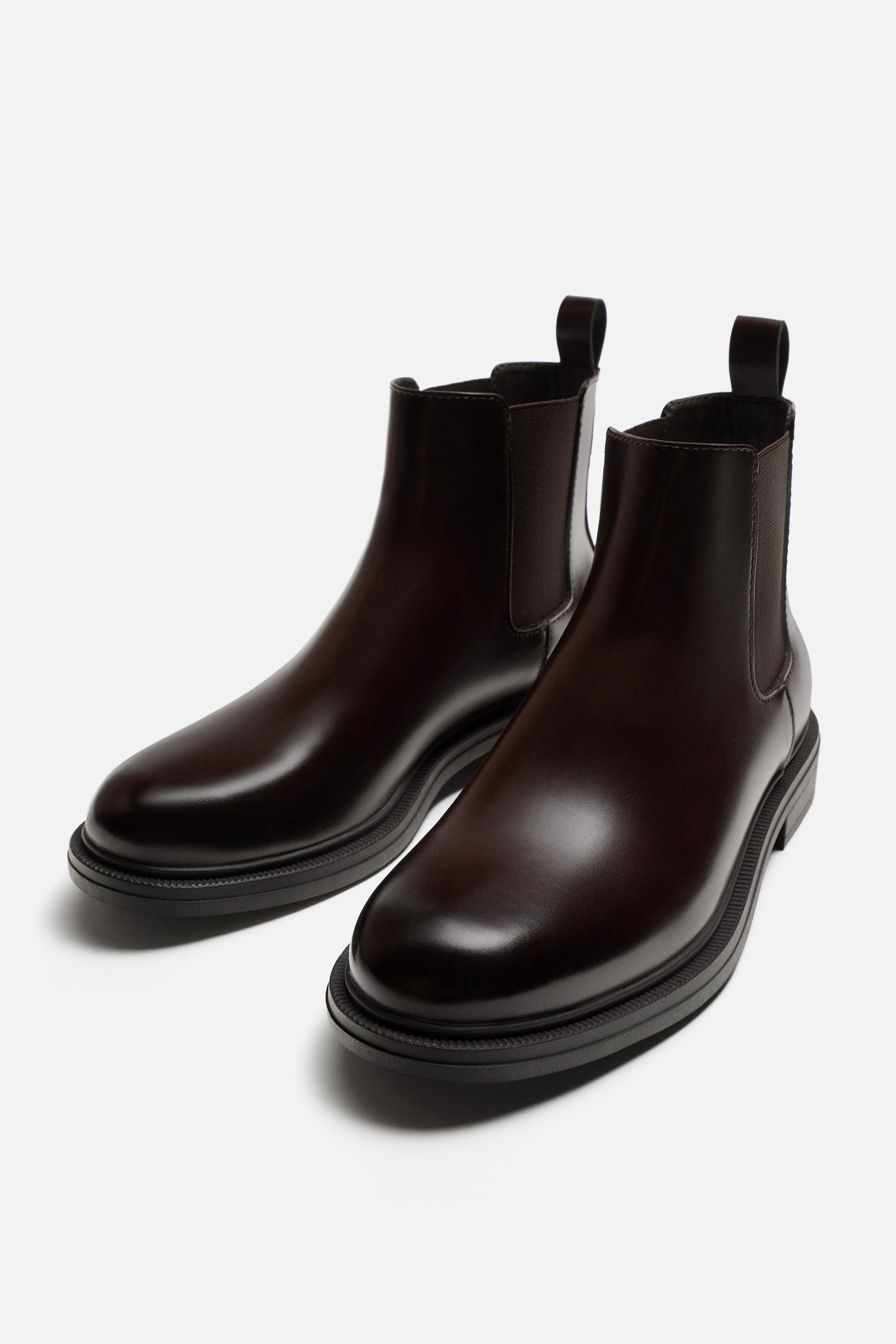 CHELSEA BOOTS Brown ZARA United Kingdom