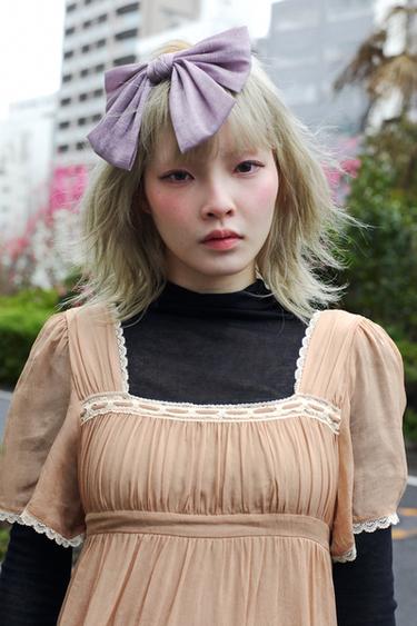 レースディテール ワンピースペールピンクZaraのレースディテール ワンピース - ペールピンク 