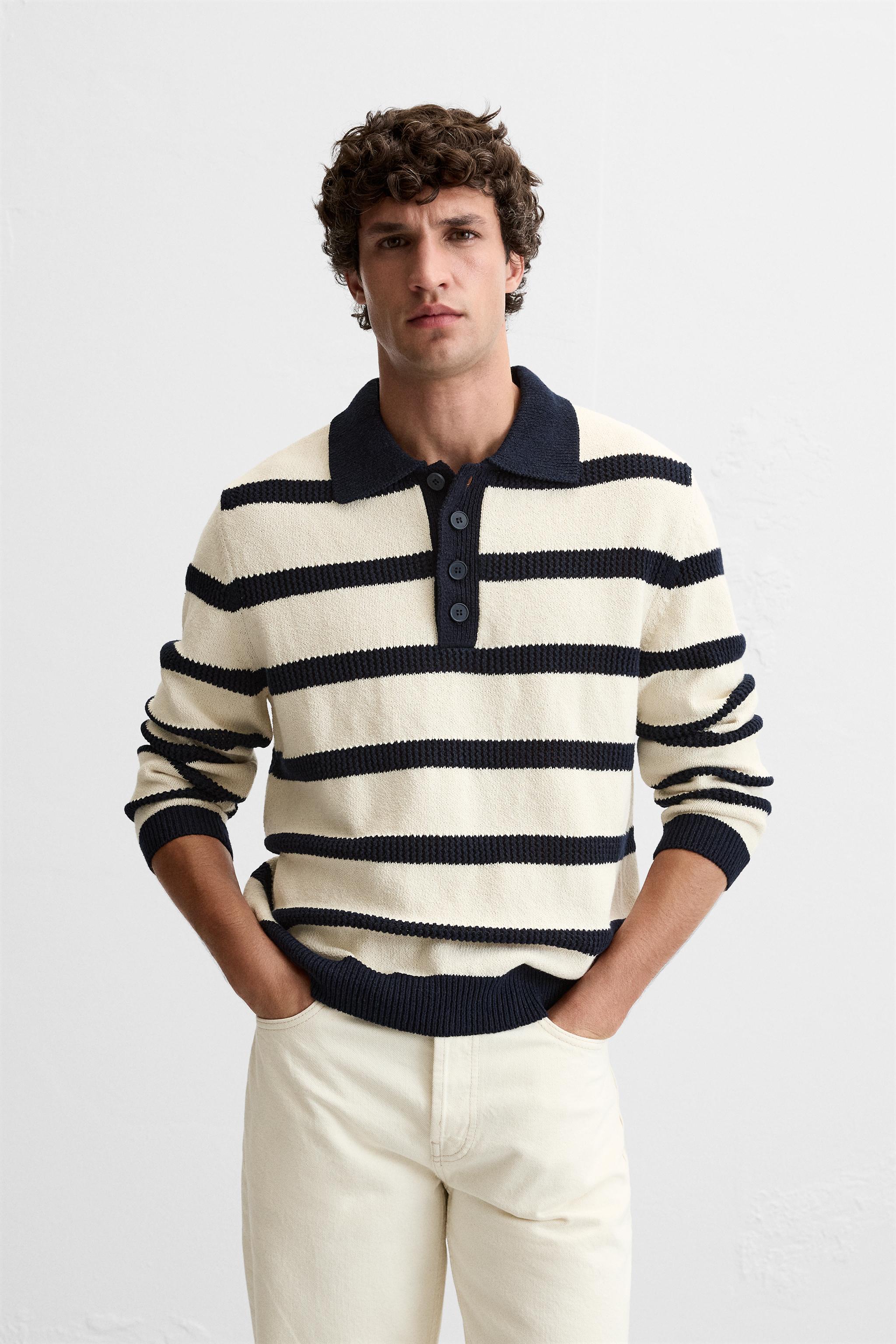 Polo manga larga zara online