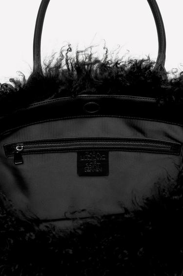 SAC SHOPPER EFFET FOURRURE LUDOVIC DE SAINT SERNIN x ZARA - Noir de Zara - Image 3