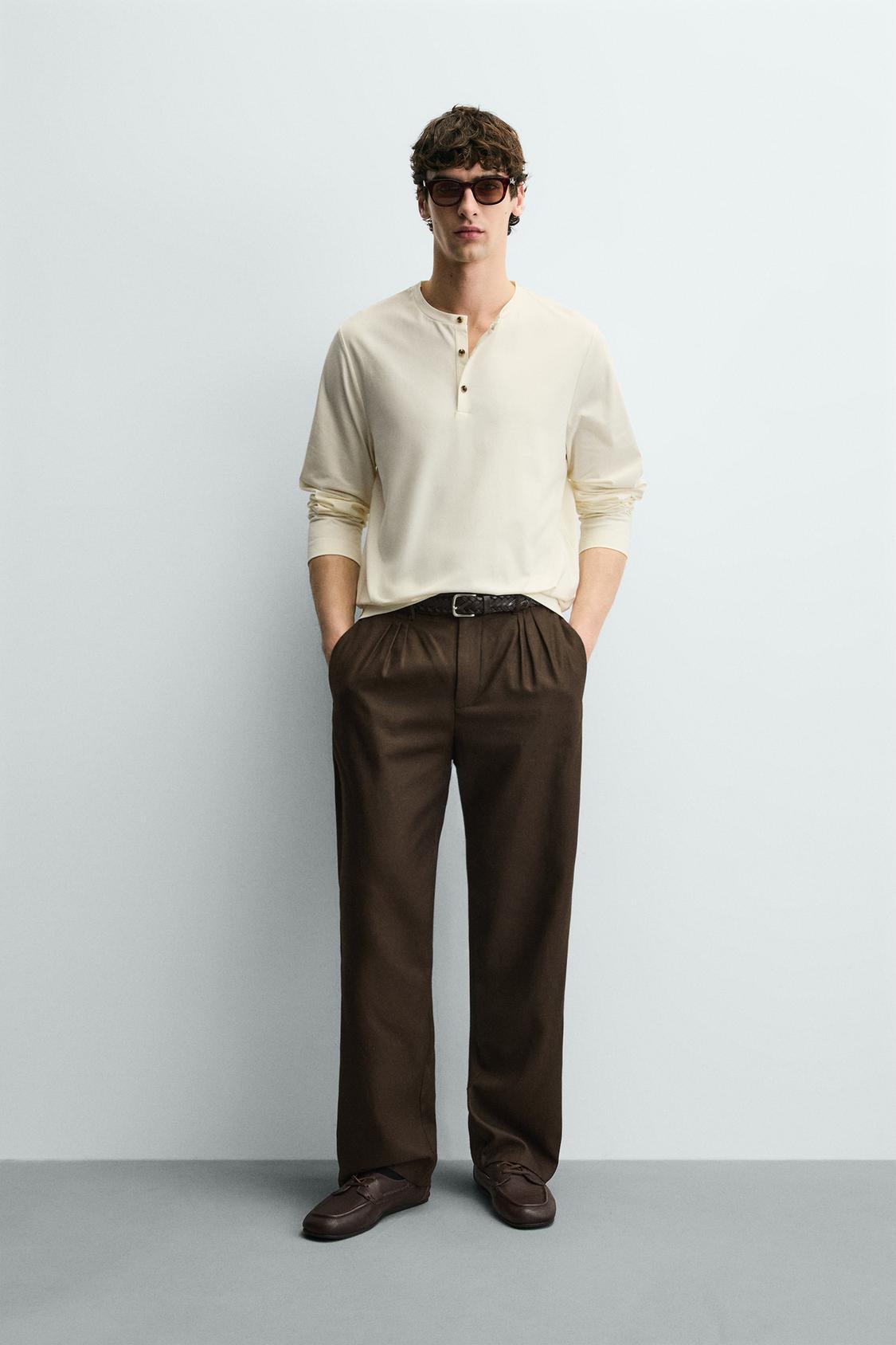 МЯГКАЯ РУБАШКА ОТ ZARA HENLEY