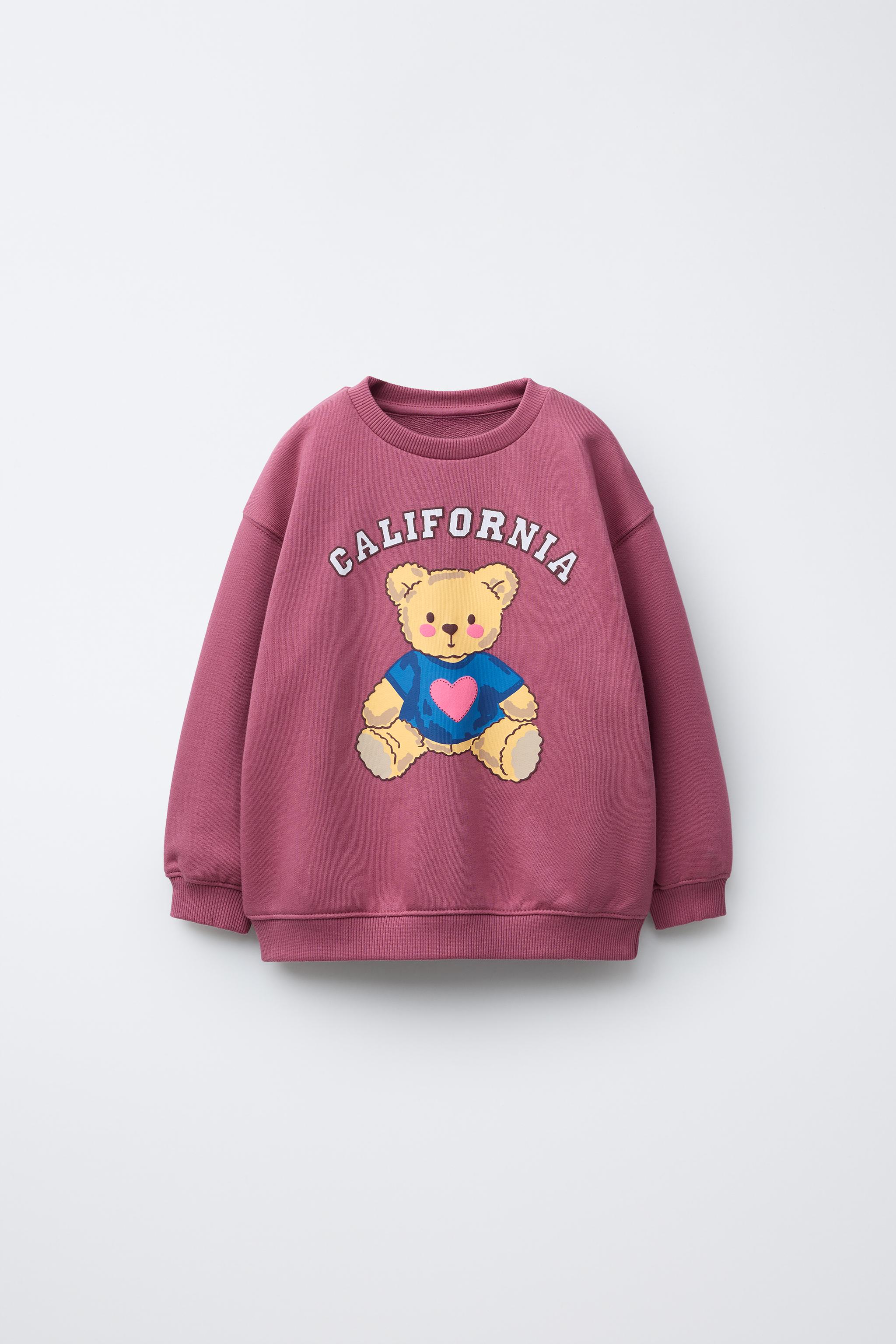 レリーフプリント柄スウェットシャツ - ラズベリー | ZARA Japan