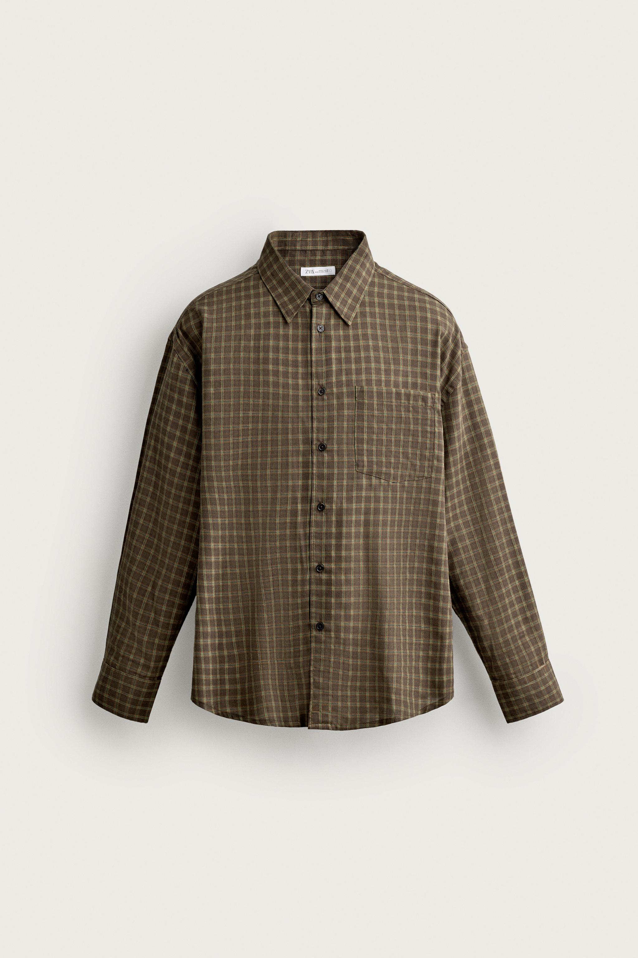 CHEMISE COUPE DÉCONTRACTÉE À CARREAUX
