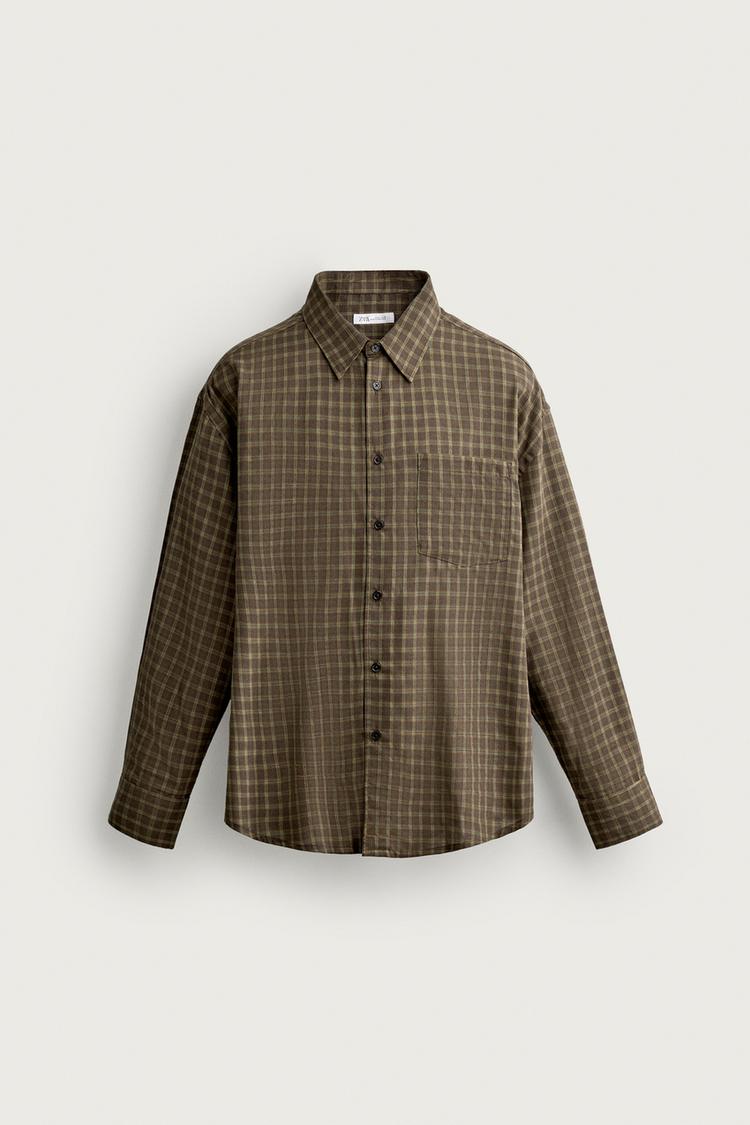 Camisa relaxed fit cuadros