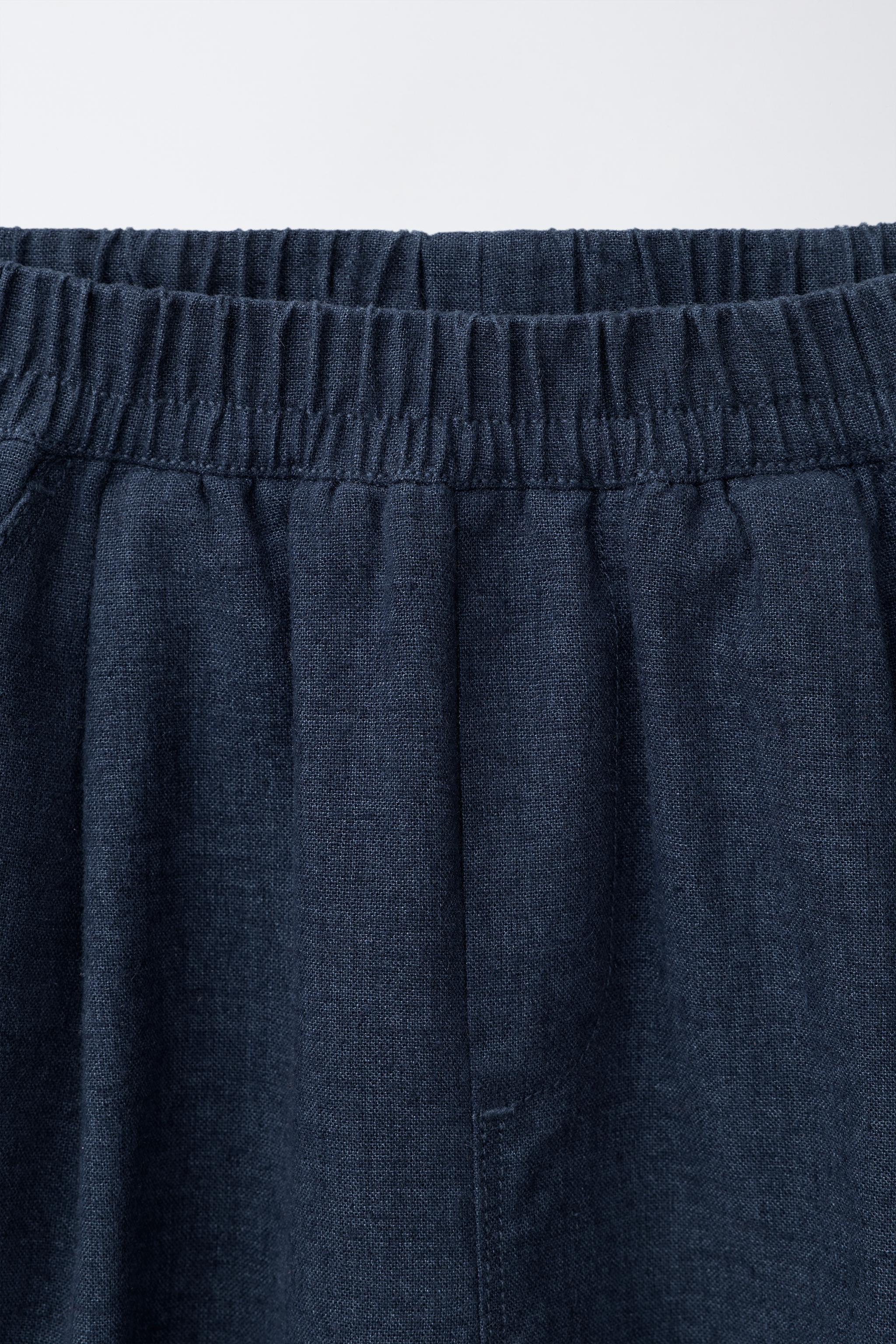 LINEN BALLOON PANTS
