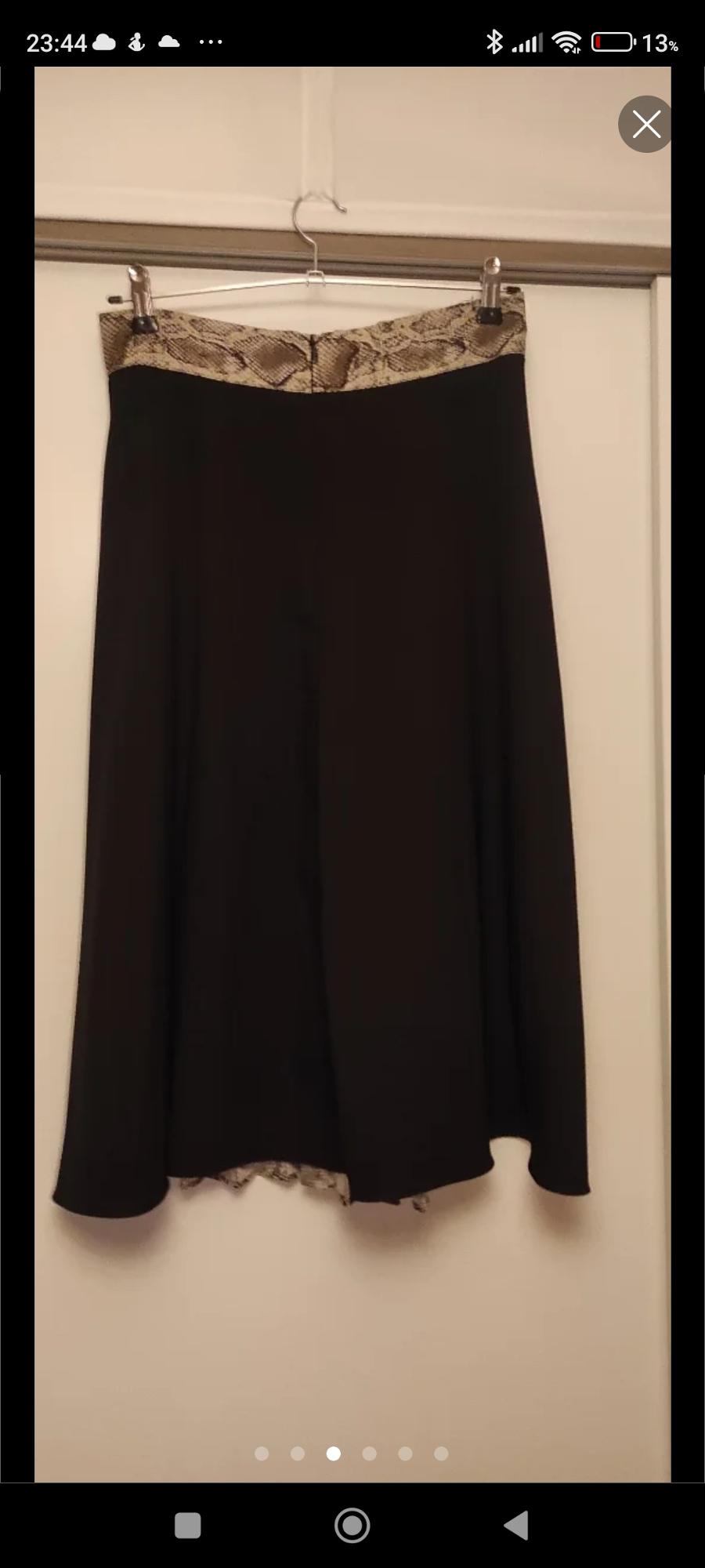 PLEATED ANIMAL PRINT SKIRT - Image 2