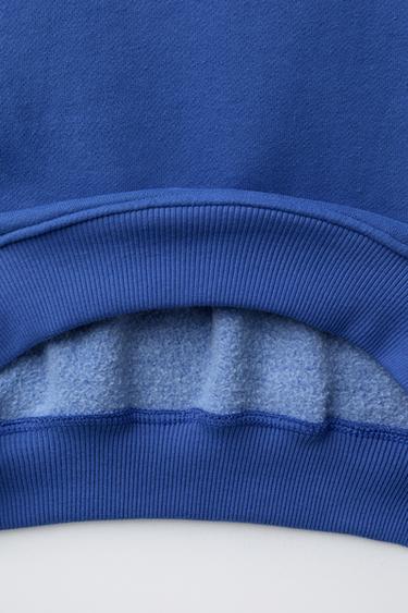 NYC EMBROIDERED SLOGAN SWEATSHIRT - Bluish by Zara - Image 3