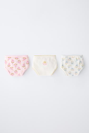 2-6 YEARS/ THREE-PACK OF BOHO BRIEFS - Multicoloured by Zara - Image 4