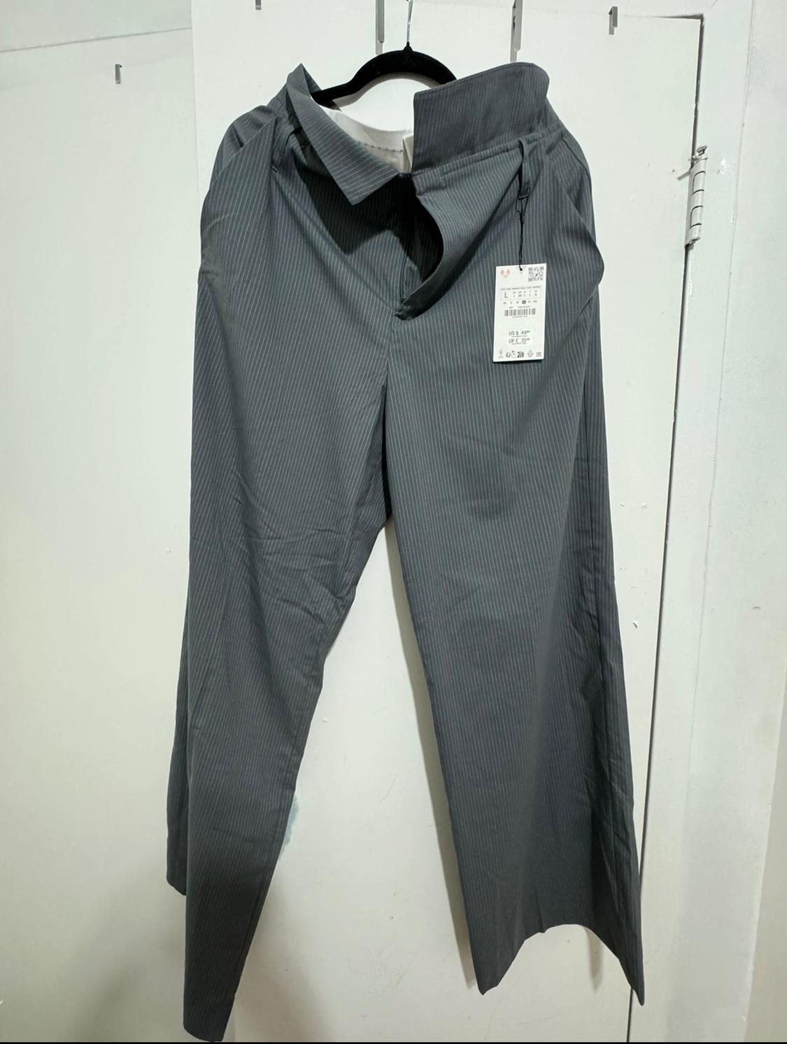 TOPSTITCHED TURNED-DOWN WAIST PANTS - Image 2
