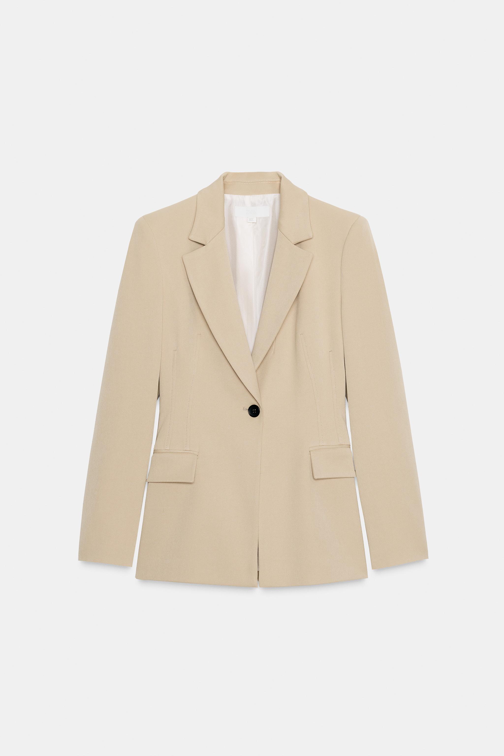 ONE-BUTTON TAILORED BLAZER - Sand | ZARA Turkey