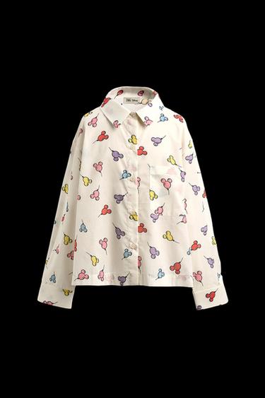MICKEY MOUSE BALLOON SHIRT HARRY LAMBERT FOR ZARA X DISNEY - Ecru by Zara