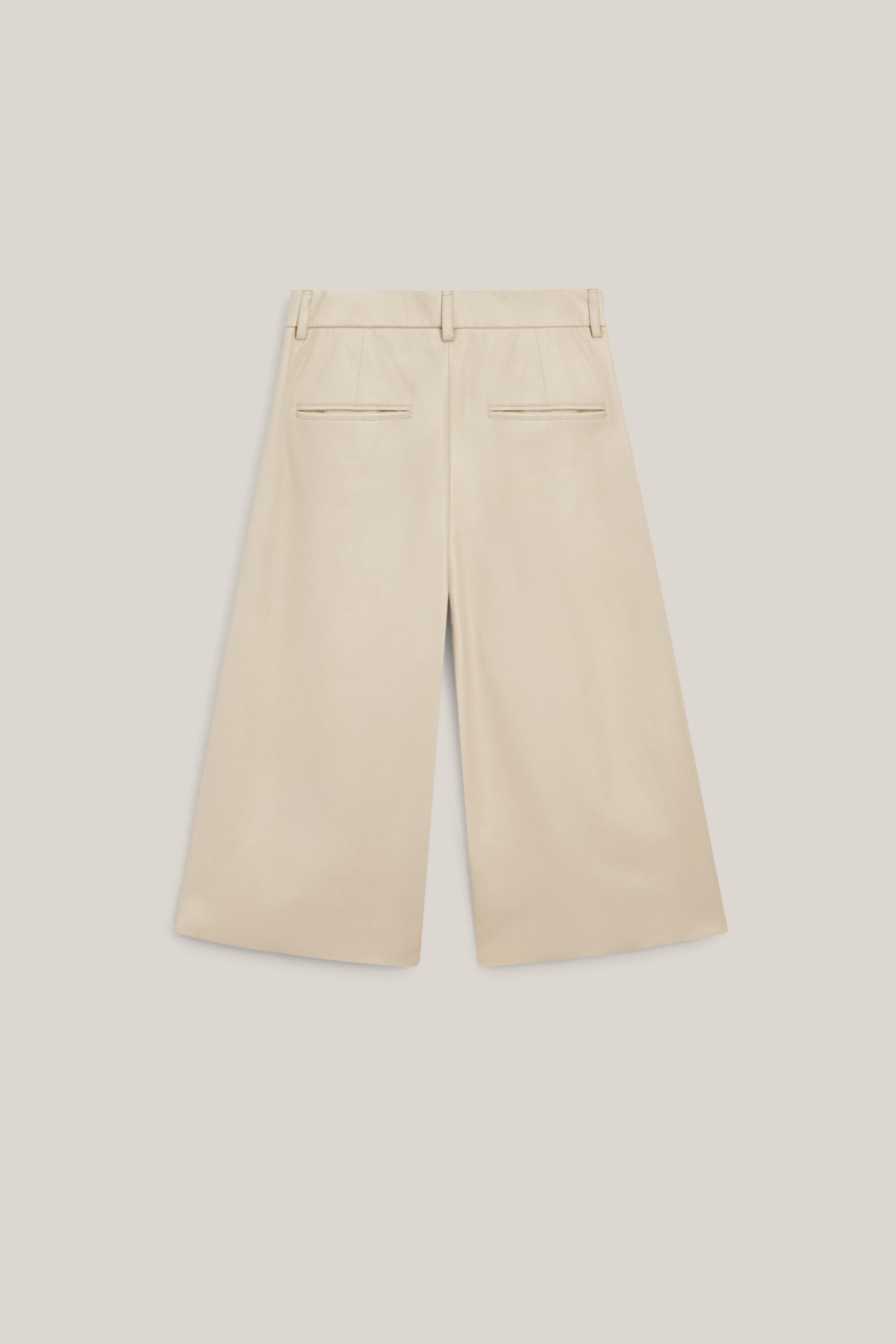 Bermuda long en cuir nappa - LIMITED EDITION