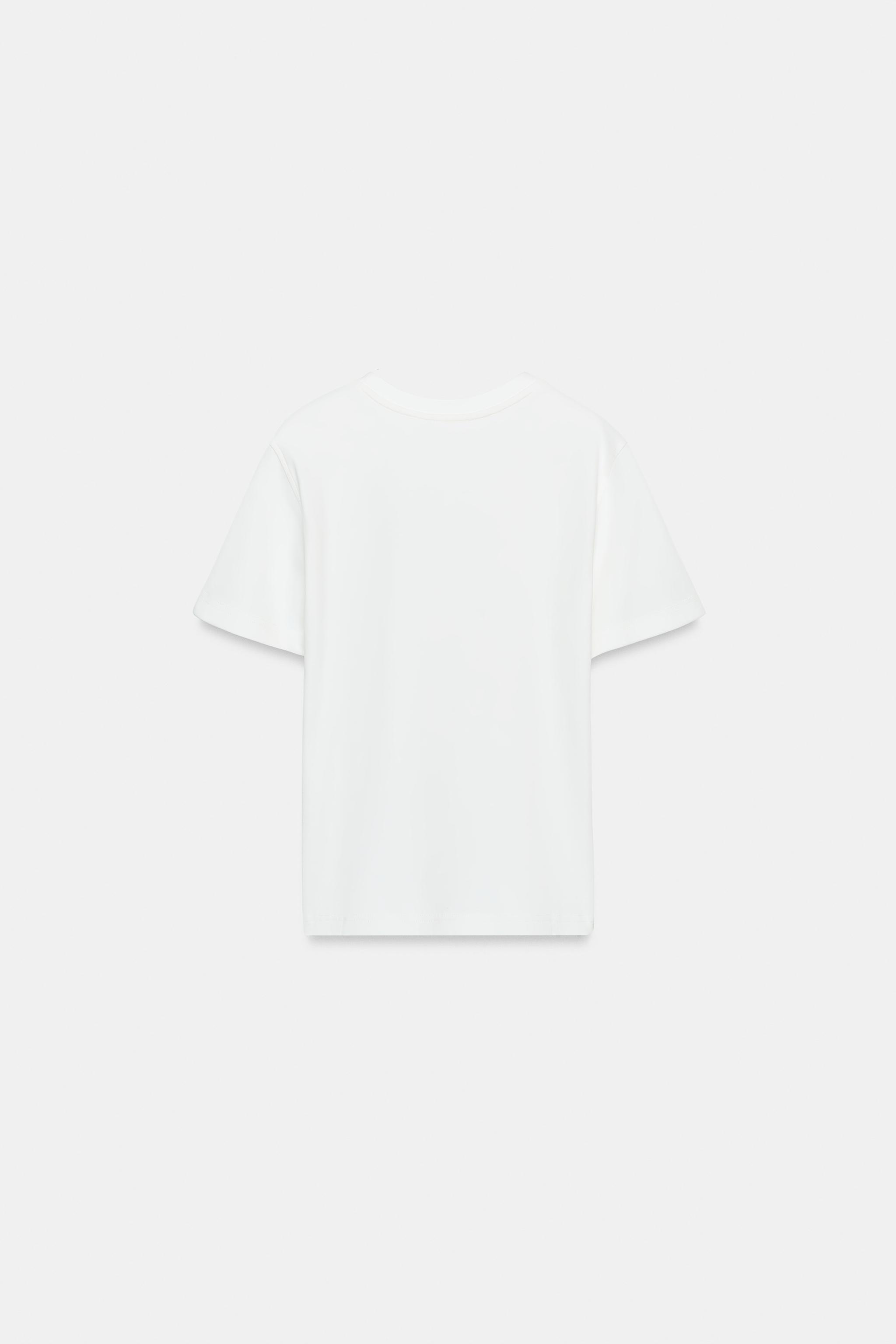 INTERLOK KISA KOLLU T-SHIRT - Görsel 9