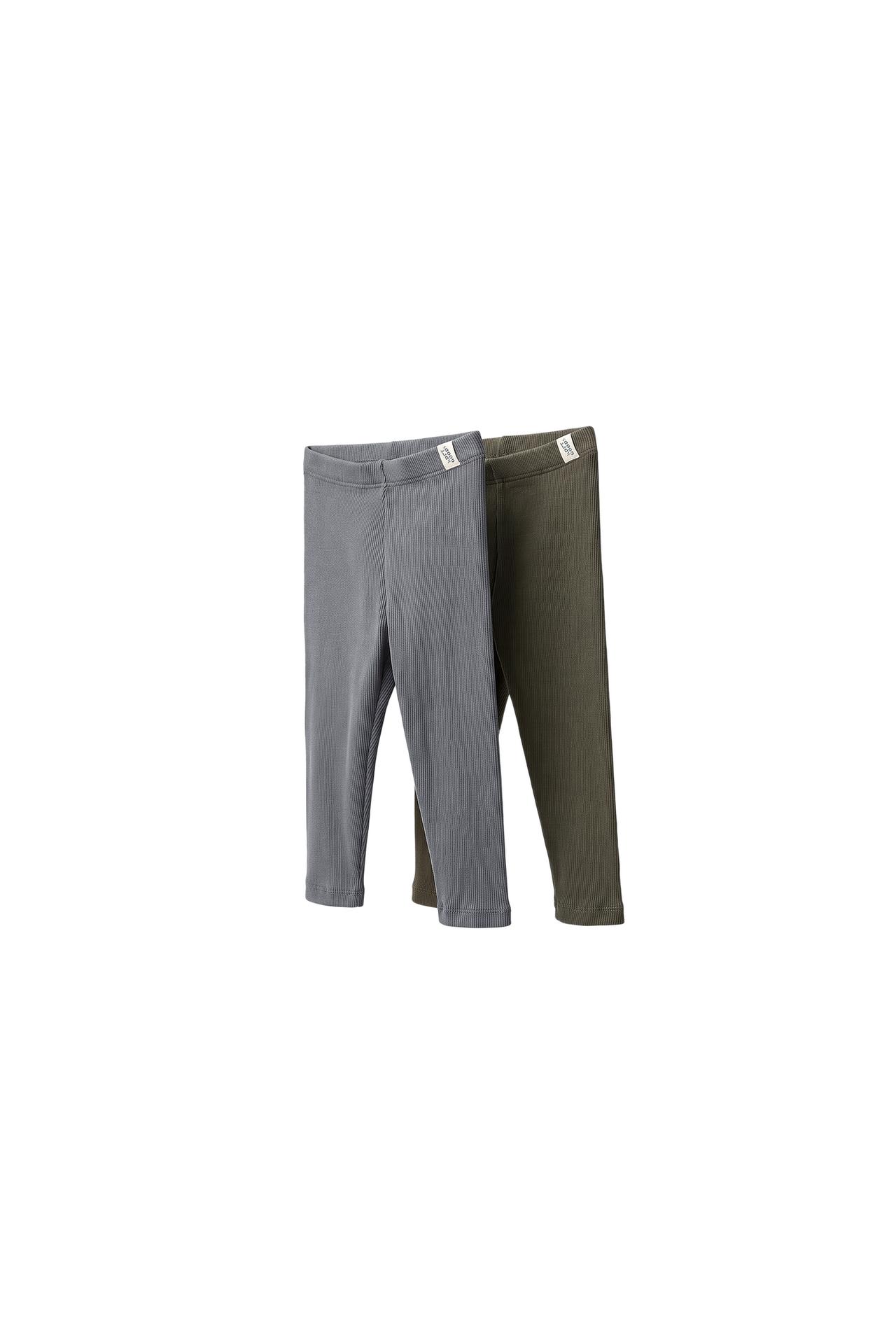 TWO-PACK OF PLAIN LEGGINGS