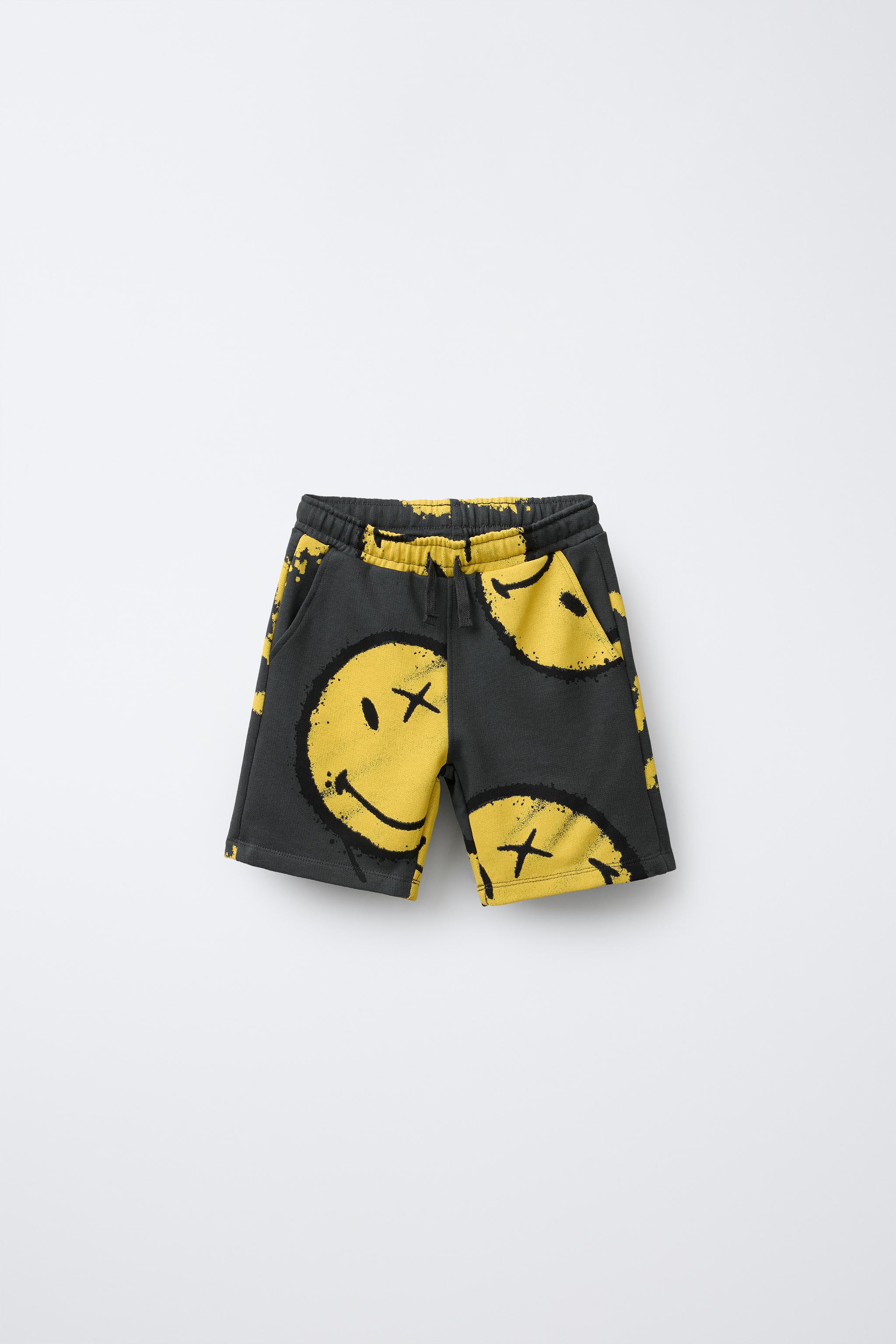 えぶら SMILEYWORLD ® PLUSH SHORTS - Anthracite grey | ZARA United States