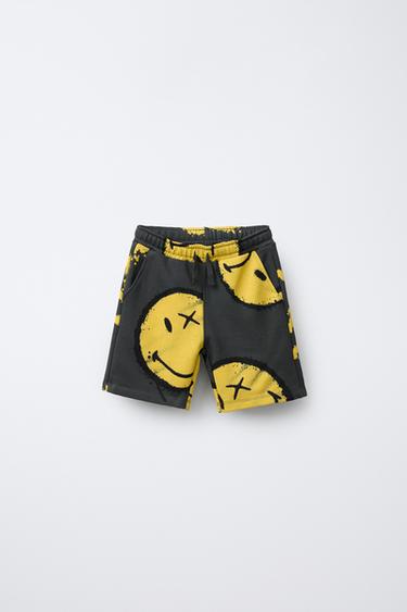 BERMUDA FELPA SMILEYWORLD ® - Gris antracita de Zara - Imagen 0