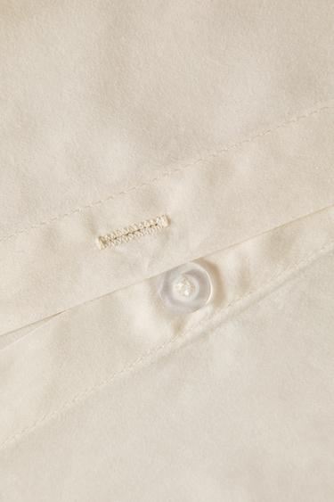 COPRIPIUMINO IN SATIN CON BALZA (300 FILI) - Biondo chiaro di Zara