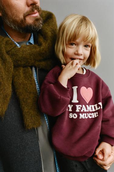 MAJICA S POTISKOM BESEDILA - Bordo rdeča od Zare