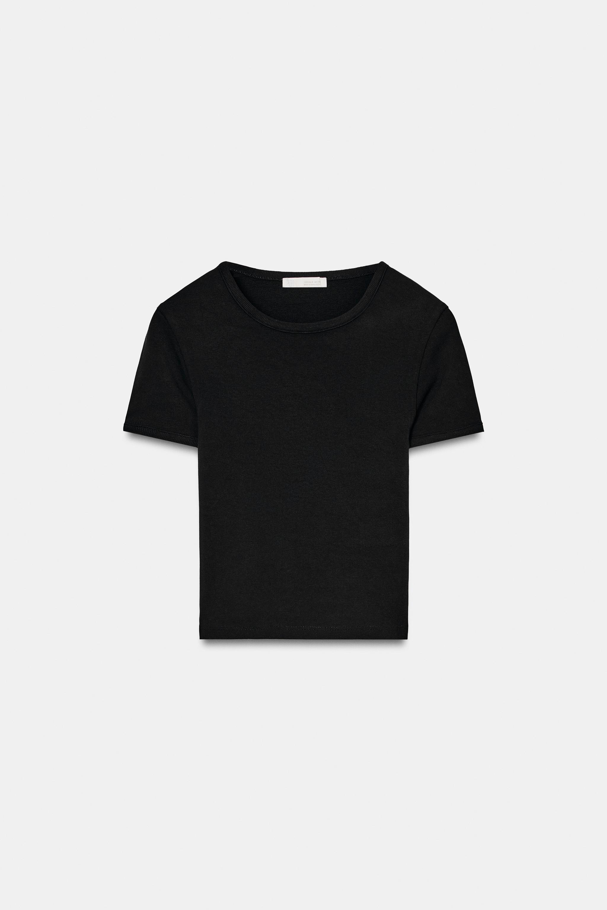 CONTRAST TRIM T-SHIRT