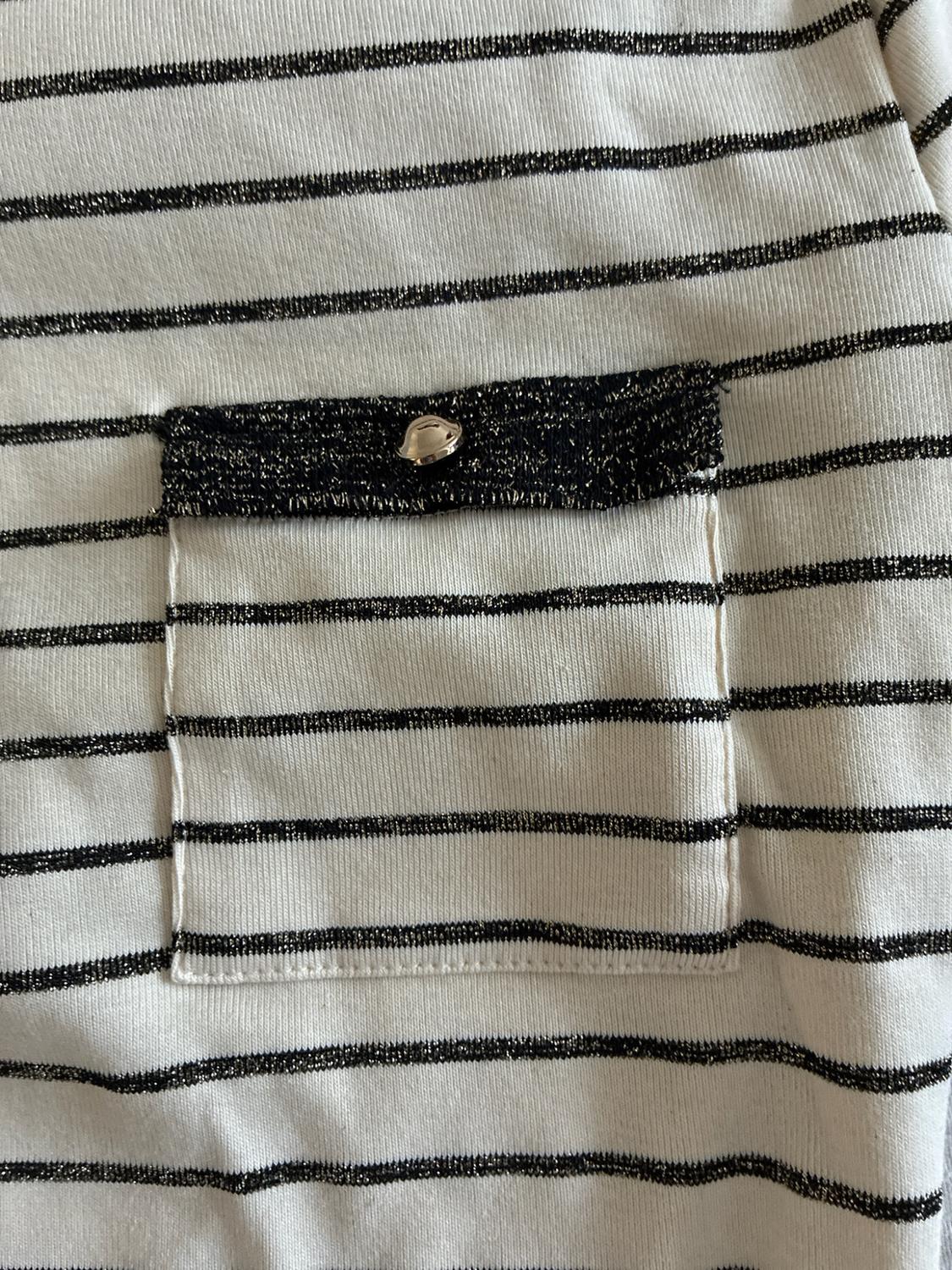 METALLIC THREAD CHUNKY KNIT T-SHIRT - Image 3