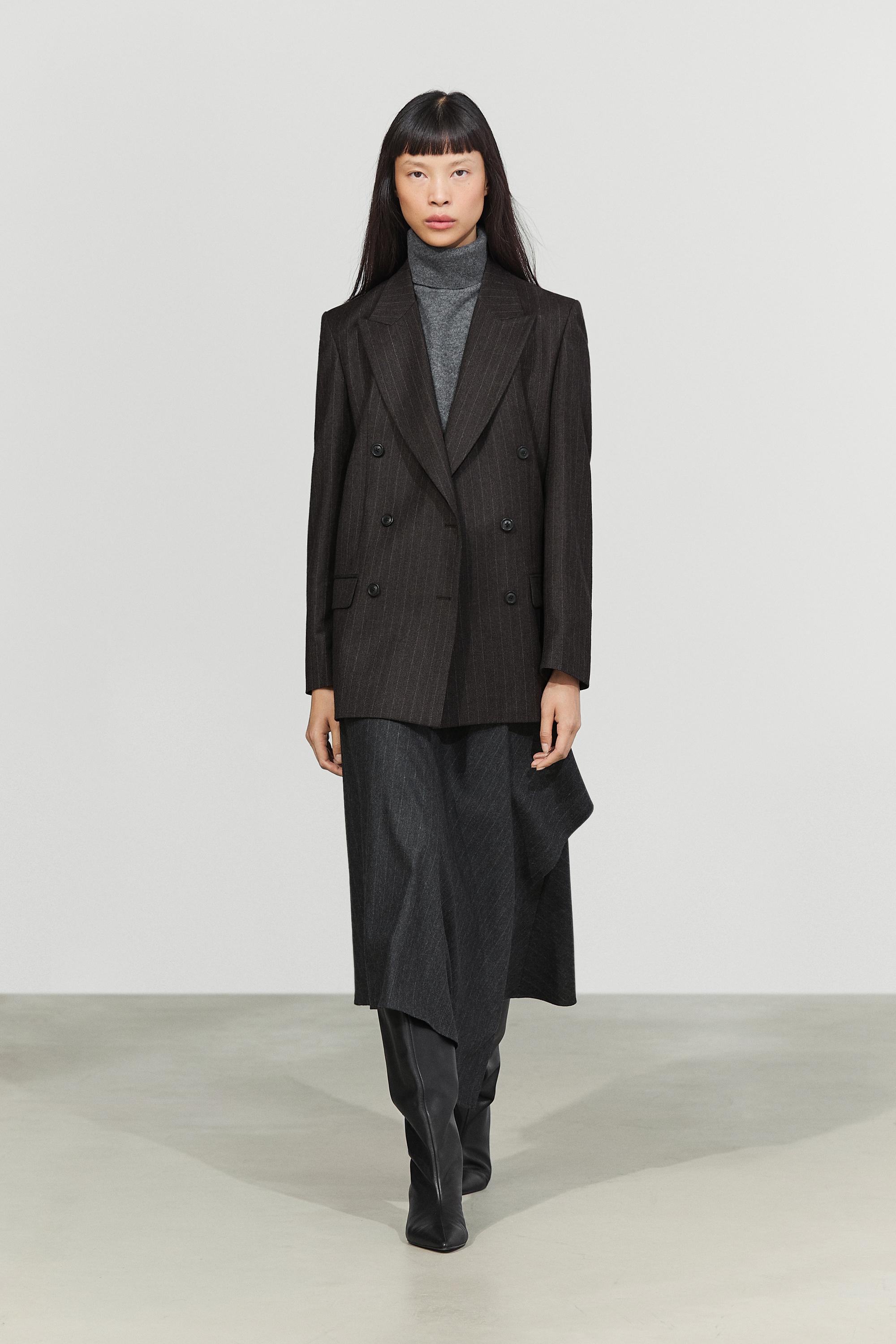 ZARAスーツ Pinstripe suit blazer - Tortoise shell | ZARA United States