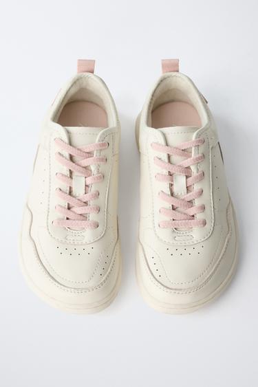 TENNIS EN CUIR BAREFOOT - Blanc de Zara - Image 7