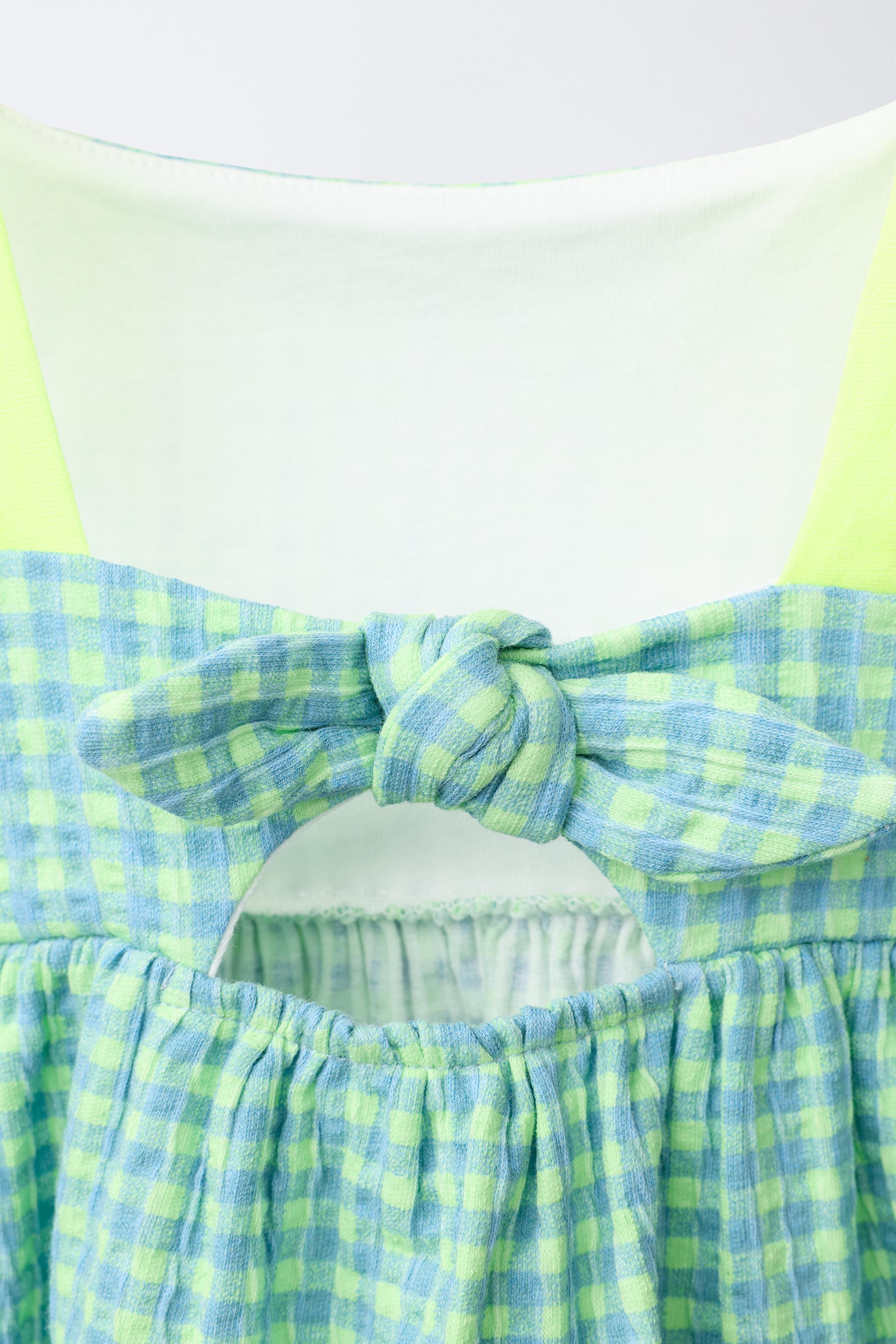 ROBE IMPRIMÉE ONDULINE CONTRASTANTE