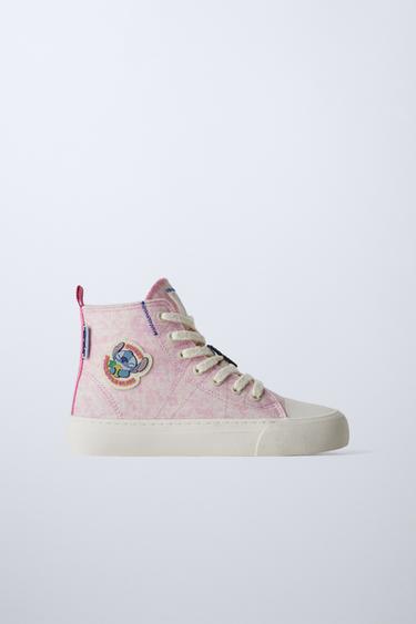 LILO & STITCH © DISNEY HIGH-TOP SNEAKERS - Pink by Zara