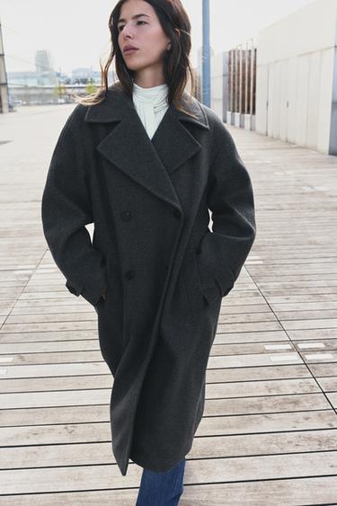 SOFT OVERSIZED COAT — Gray 2