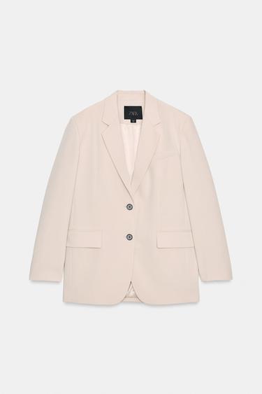 ZW COLLECTION OVERSIZE BLAZER - Stone by Zara - Image 0