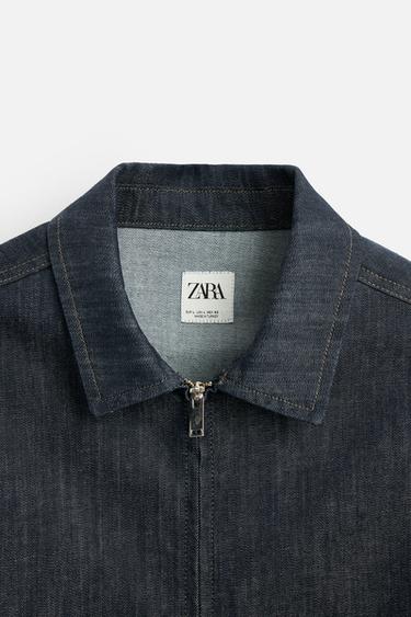 DENIM JACKET WITH POCKETS - Indigo by Zara - Image 8
