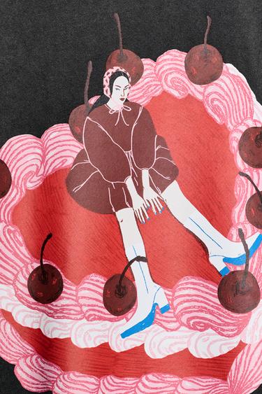 KADNA ANDA FADED EFFECT T-SHIRT - Anthracite grey by Zara - Image 4