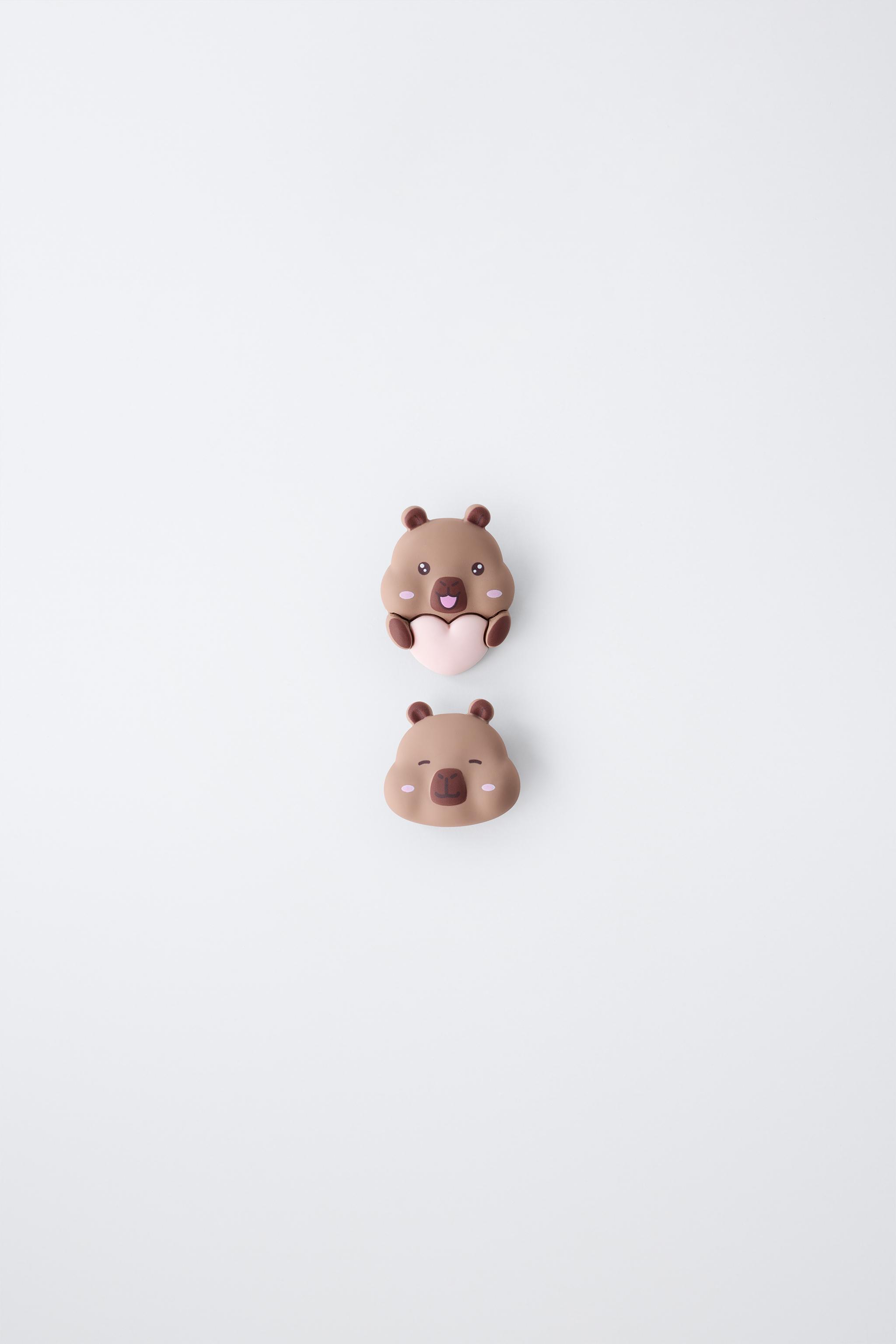 TWO-PACK OF CAPYBARA CAPYFUN © CLIPS - Brown | ZARA United States