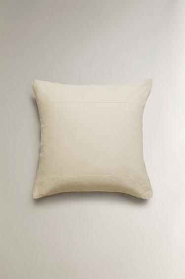 TAIE D’OREILLER BRODÉE PERCALE DE COTON (200 FILS) - Écru de Zara - Image 1