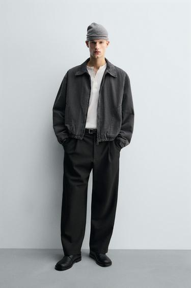 PADDED BOMBER JACKET - Grey by Zara