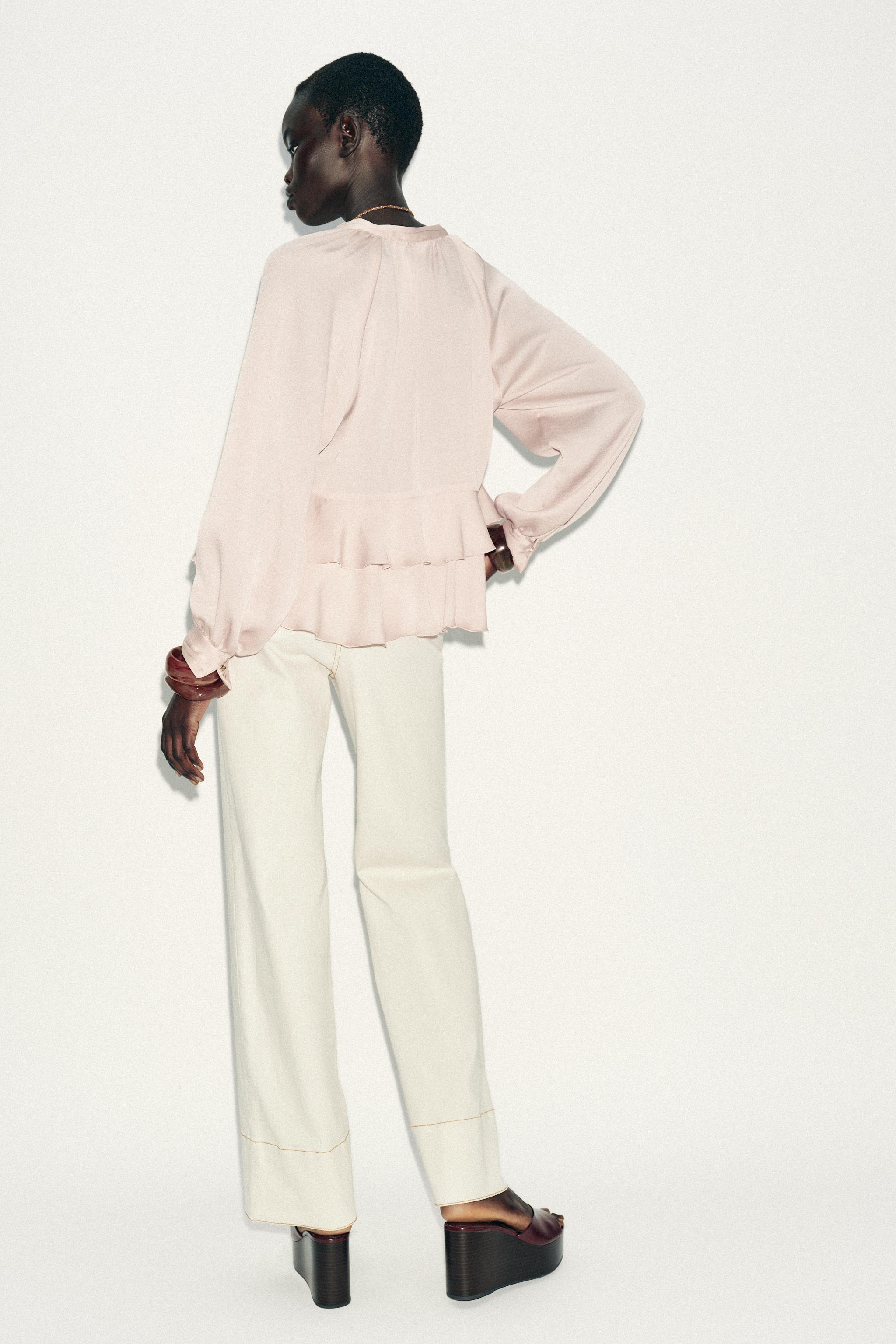 RUFFLED BLOUSE